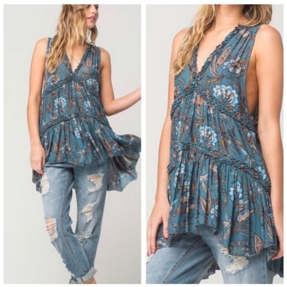 Free People | Purple Haze hummingbird top - Picture 8 of 8